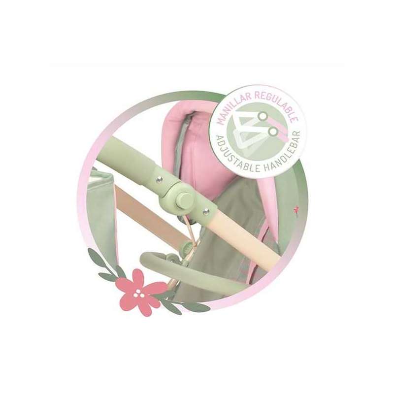 botanic silla gemelar plegable multipisicion para muÑecas de hasta 52 cm (decuevas toys - 90868) botanic silla gemelar plegable multipisicion para muÑecas de hasta 52 cm (decuevas toys - 90868)