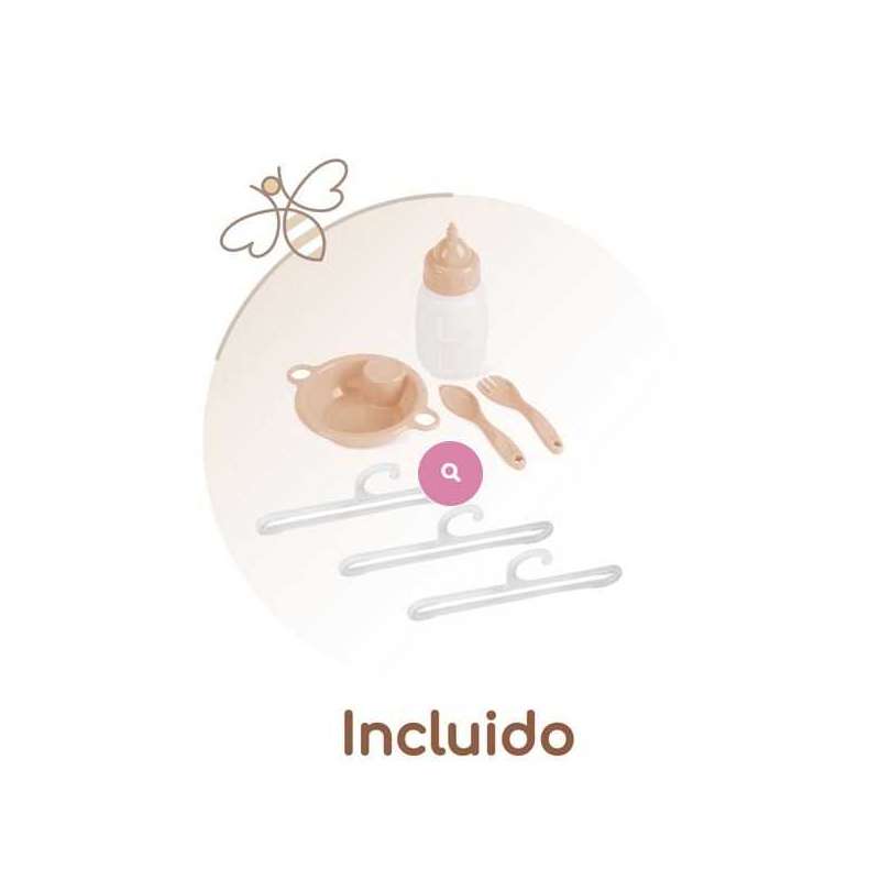 verona armario cambiador plegable con accesorios (decuevas toys - 53078)