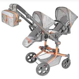 cityx silla gemelar plegable multiposicion para muÑecas de hasta 52 cm (decuevas toys - 90877)