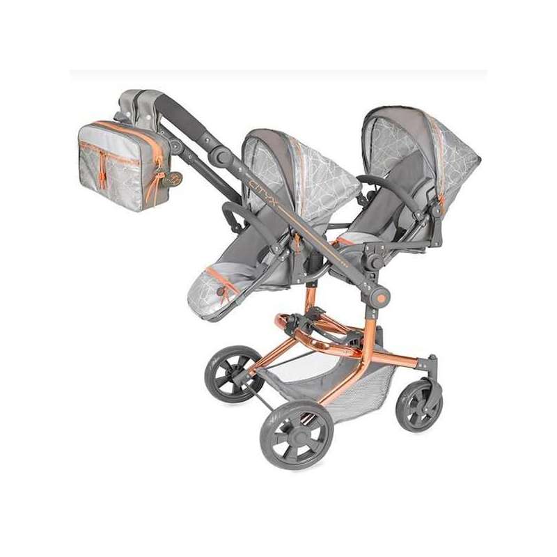 cityx silla gemelar plegable multiposicion para muÑecas de hasta 52 cm (decuevas toys - 90877) cityx silla gemelar plegable multiposicion para muÑecas de hasta 52 cm (decuevas toys - 90877)