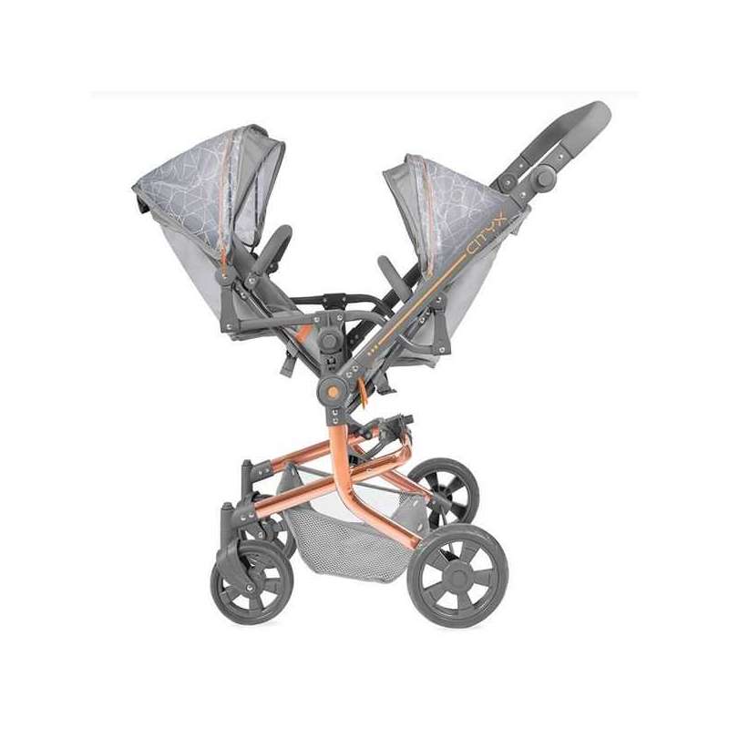 cityx silla gemelar plegable multiposicion para muÑecas de hasta 52 cm (decuevas toys - 90877) cityx silla gemelar plegable multiposicion para muÑecas de hasta 52 cm (decuevas toys - 90877)