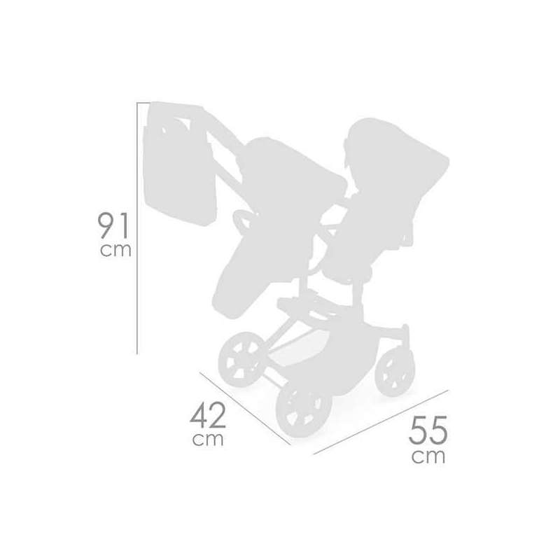 sophie silla gemelar plegable 52 cm ( decuevas toys - 90875) sophie silla gemelar plegable 52 cm ( decuevas toys - 90875)