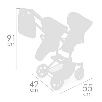 sophie silla gemelar plegable 52 cm ( decuevas toys - 90875) sophie silla gemelar plegable 52 cm ( decuevas toys - 90875)