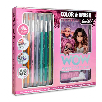 wow generation bloc de artista con pincel y lapices de acuarela (kids licensing - wow00173)