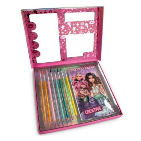 wow generation bloc de artista con pincel y lapices de acuarela (kids licensing - wow00173)