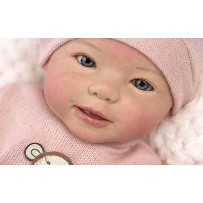 reborn sofia 46 cm pelele rosa de lana (muñecas guca - 10211) reborn sofia 46 cm pelele rosa de lana (muñecas guca - 10211)
