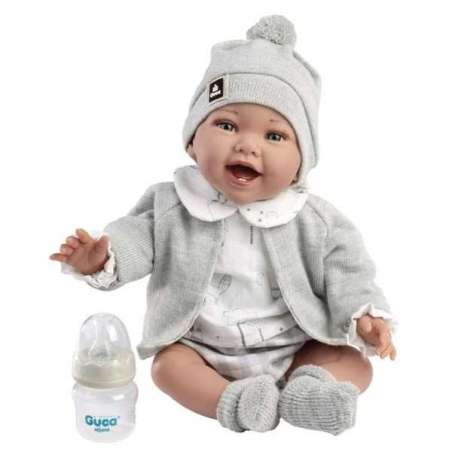 muÑeca con peso zuri 42 cm camisa blanca (muñecas guca - 10300)