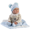 muÑeca con peso marc 42 cm jersey punto beig (muñecas guca - 10269)