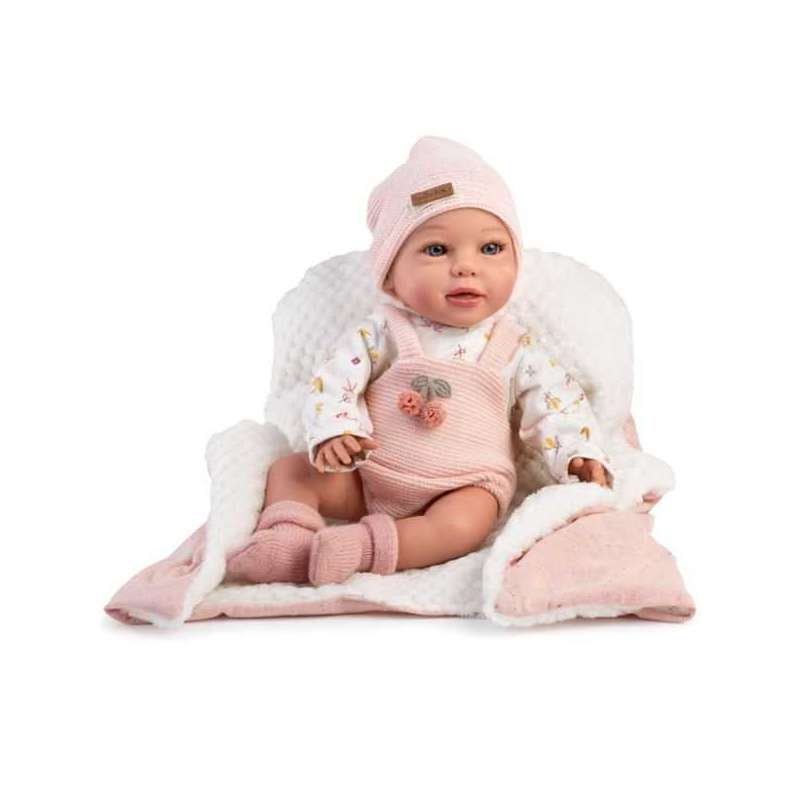 muÑeca sandra 38 cm pelele lana rosa gorrito (muñecas guca - 844) muÑeca sandra 38 cm pelele lana rosa gorrito (muñecas guca - 844)