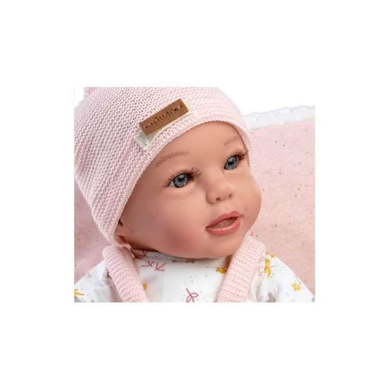 muÑeca sandra 38 cm pelele lana rosa gorrito (muñecas guca - 844) muÑeca sandra 38 cm pelele lana rosa gorrito (muñecas guca - 844)