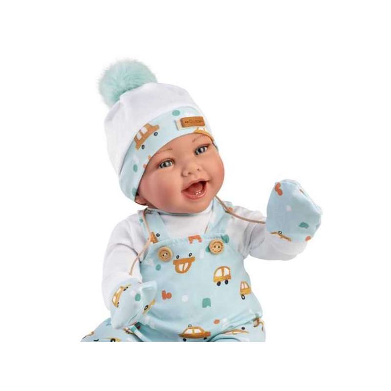 muÑeco dani, verde agua, camiseta blanca, gorro (muñecas guca - 846) muÑeco dani, verde agua, camiseta blanca, gorro (muñecas guca - 846)