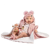 reborn candela pelele rosa,chaleco,gorro (muñeca guca - 10310) reborn candela pelele rosa,chaleco,gorro (muñeca guca - 10310)