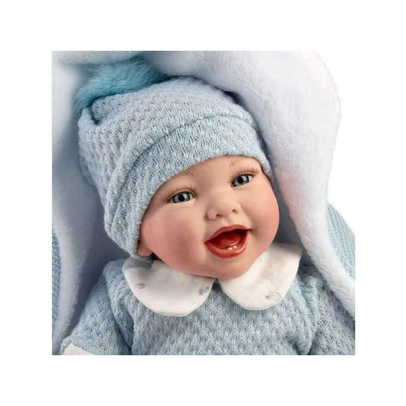 reborn noel,jersey lana,calada azul (muñecas guca - 10283) reborn noel,jersey lana,calada azul (muñecas guca - 10283)