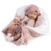 muÑeca classic blanca 38 cm con pelele rosa y manta (muñecas guca - 10220sm)