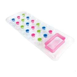 intex colchoneta 18 vasos transparente (59894)