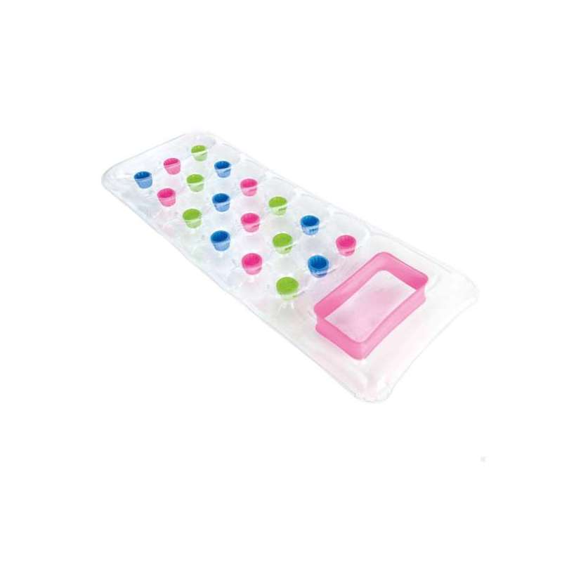 intex colchoneta 18 vasos transparente (59894) intex colchoneta 18 vasos transparente (59894)