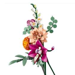 lego botanicals ramo de flores fantasia rosa (lego - 10342)