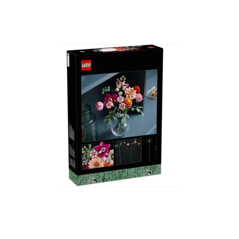 lego botanicals ramo de flores fantasia rosa (lego - 10342)