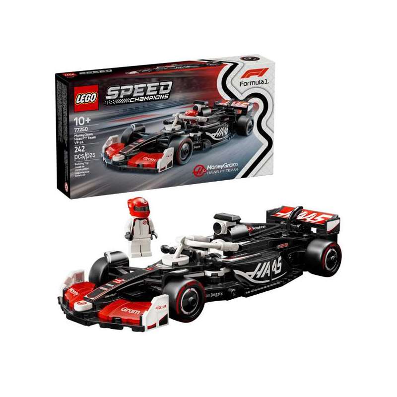 lego speed champions coche moneygram haas vf-24 f1 (lego - 77250) lego speed champions coche moneygram haas vf-24 f1 (lego - 77250)