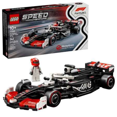 lego speed champions coche moneygram haas vf-24 f1 (lego - 77250)