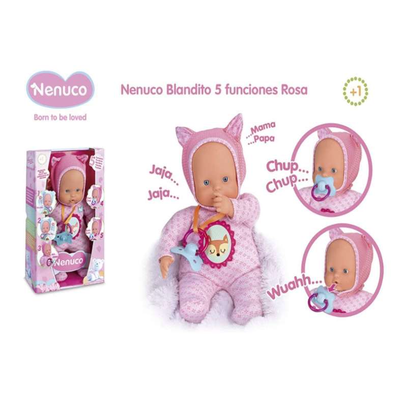 nenuco blandito 5 funciones rosa (famosa - 700014781)