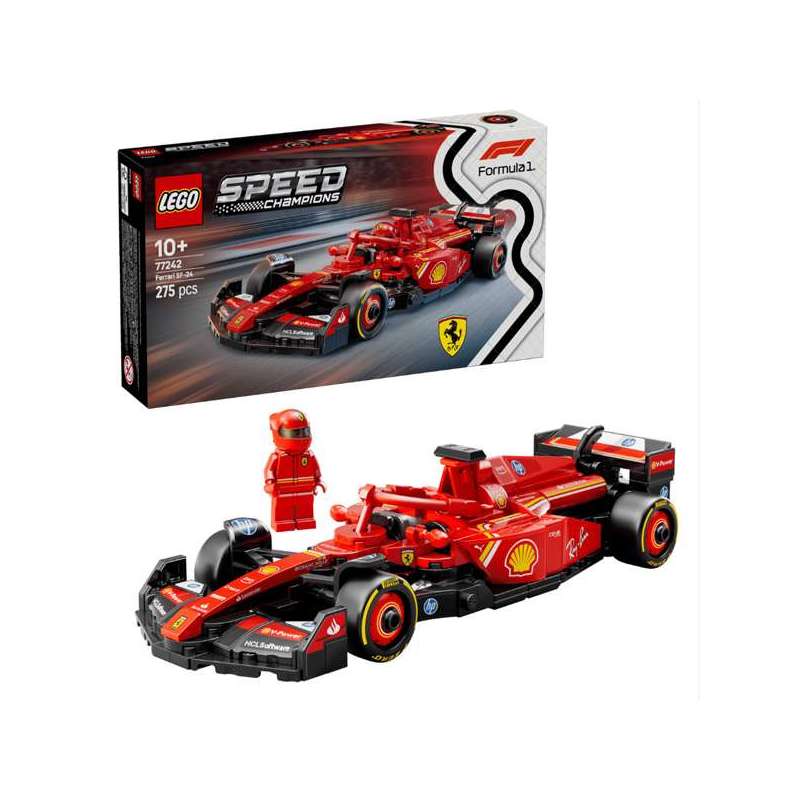 lego speed champions coche ferrari sp-24 f1 (lego - 77242) lego speed champions coche ferrari sp-24 f1 (lego - 77242)