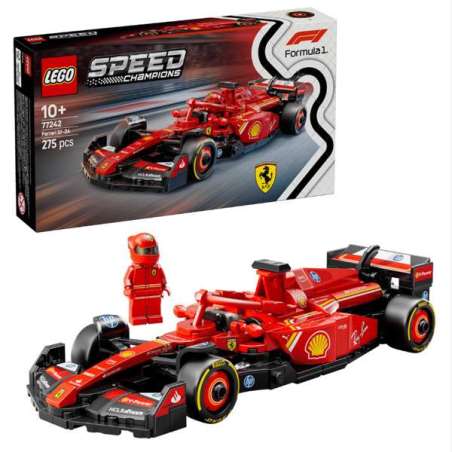 lego speed champions coche ferrari sp-24 f1 (lego - 77242)