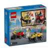 lego city pizza vs camion de bomberos ( 60458) lego city pizza vs camion de bomberos ( 60458)
