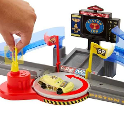 cars pista carreras copa piston salto rayo mcqueen (mattel - jhl42)