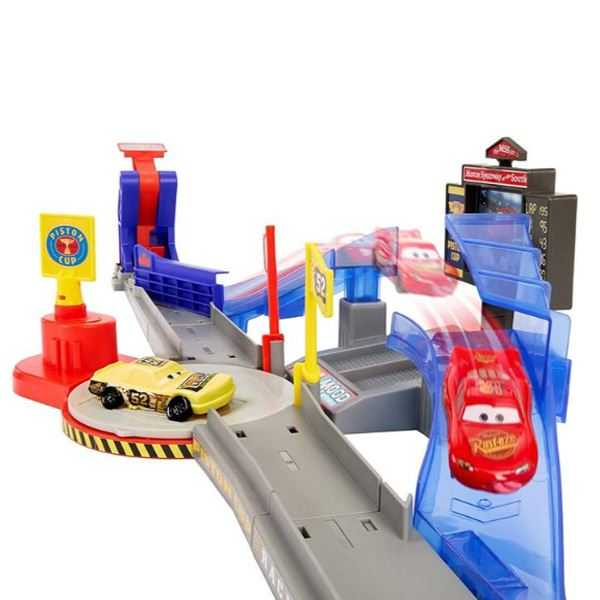 cars pista carreras copa piston salto rayo mcqueen (mattel - jhl42) cars pista carreras copa piston salto rayo mcqueen (mattel - jhl42)