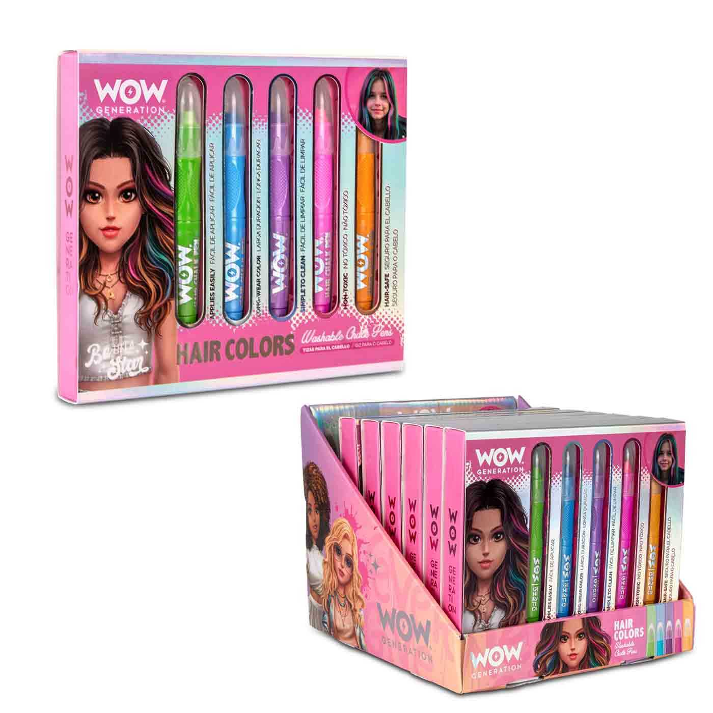 wow generation ceras para cabello perfumadas (kids licensing - wow00165)