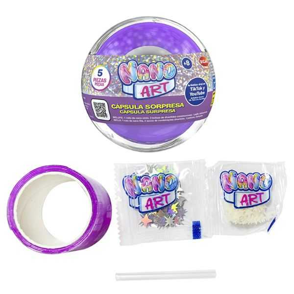 nano art capsula sorpresa (bizak - 64528101)