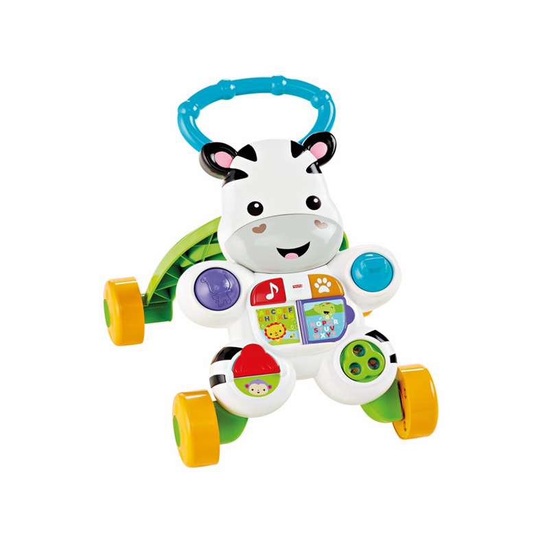 fisher-price aprende andador cebra ( mattel - dld87)