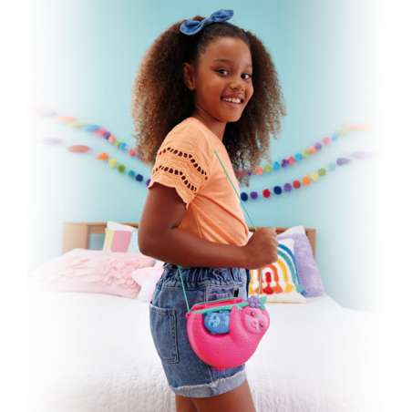 polly pocket cofre familia de perezosos (mattel - hrd40)