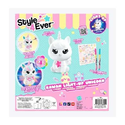 style 4 ever unicornio diy kawaii con luz (canal toys - ofg293)