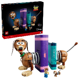 lego disney toy story: sujetalibros de slinky