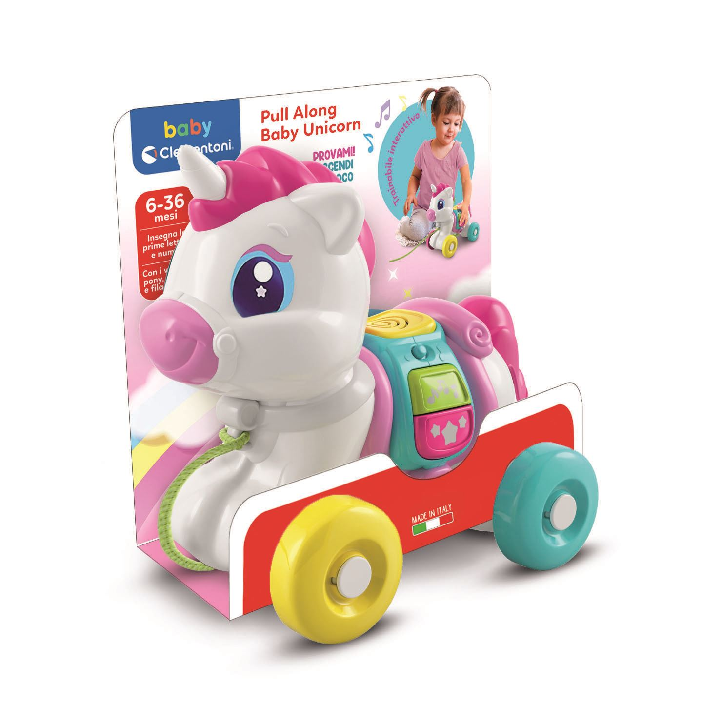 arrastre baby unicornio (clementoni - 17813)