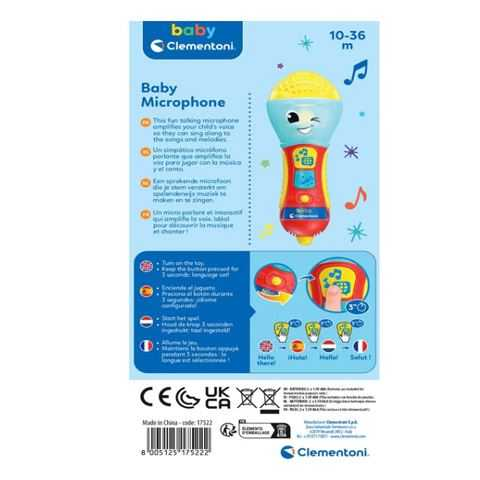 baby microfono (clementoni - 17522) baby microfono (clementoni - 17522)
