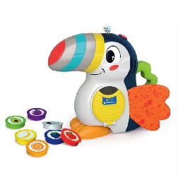 adrian, el tucan frutas y colores ( clementoni - 61421)
