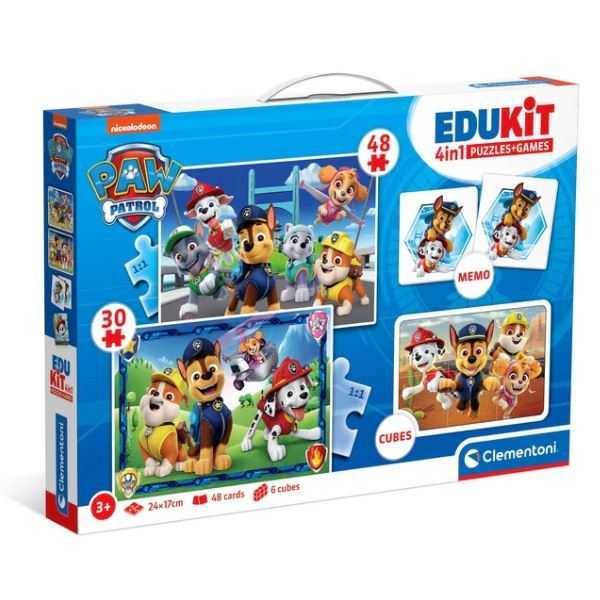 edukit 4 en 1 paw patrol (clementoni - 18291)