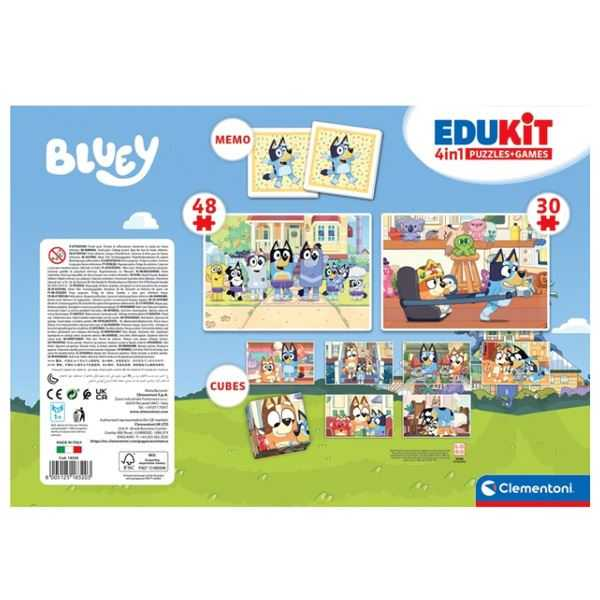 edukit 4 en 1 bluey (clementoni - 18320) edukit 4 en 1 bluey (clementoni - 18320)