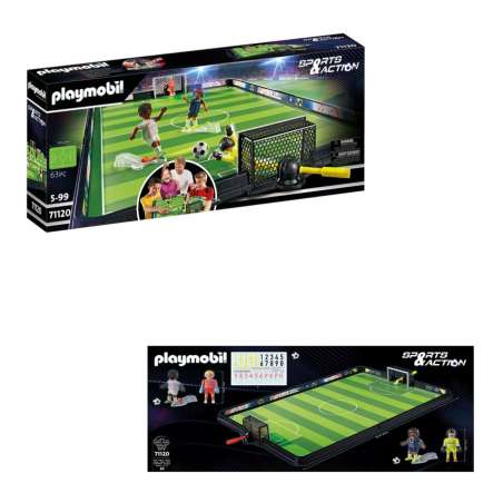 playmobil campo de futbol (playmobil -  71120)