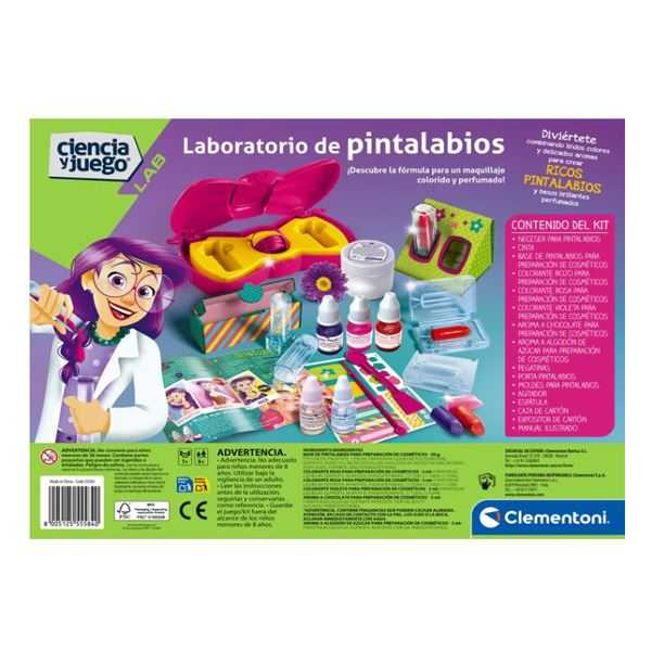 ciencia y juego laboratorio de pintalabios (clementoni - 55584) ciencia y juego laboratorio de pintalabios (clementoni - 55584)