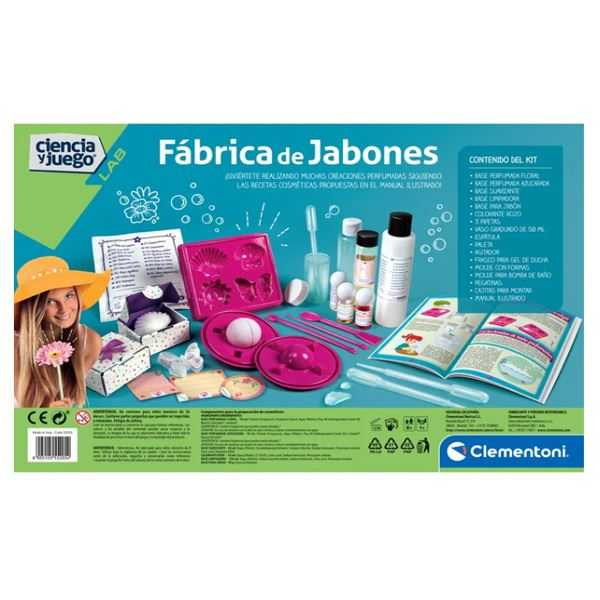 ciencia y juego fabrica de jabones (clementoni - 55205)