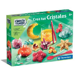 ciencia y juego crea tus cristales (clementoni - 55547)