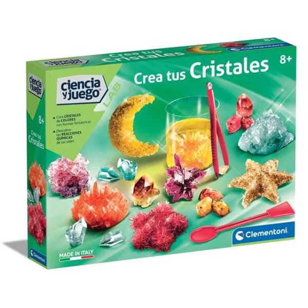 ciencia y juego crea tus cristales (clementoni - 55547) ciencia y juego crea tus cristales (clementoni - 55547)