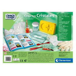 ciencia y juego crea tus cristales (clementoni - 55547)