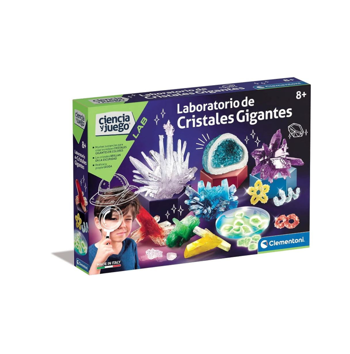 ciencia y juego laboratorio cristales ( clementoni - 55322)
