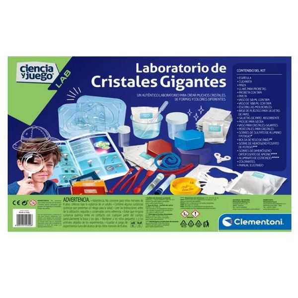 ciencia y juego laboratorio cristales ( clementoni - 55322)