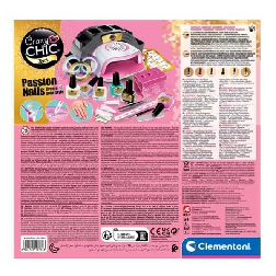 crazy chic set pasion por las uÑas (clementoni - 18784)